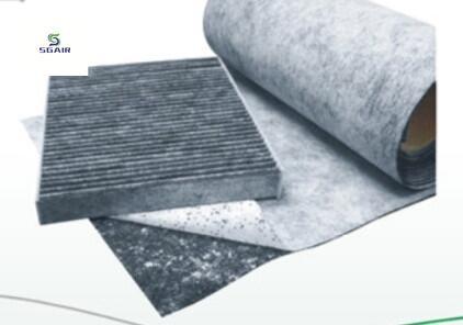 High Arbon Content Sandwich Activated C Arbon Cloth Good Adsorption And Dust