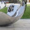 Buy cheap Large Outdoor Garden Mirror Polished Forged Metal Sculpture Hollow Sphere from wholesalers