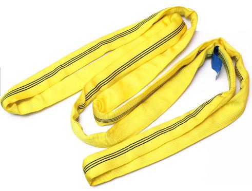 Quality multi colors Wll 3 Ton Round Lifting Slings Long Working Life EN1492-2 Standard for sale