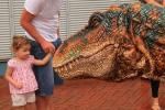 Light Realistic Walking Dinosaur Costume For 1.6 - 2 Meters Performer
