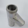 Buy cheap 6 Inch Twist Double Wall Insulated 45 Degree Tee For Fireplace Chimney System from wholesalers