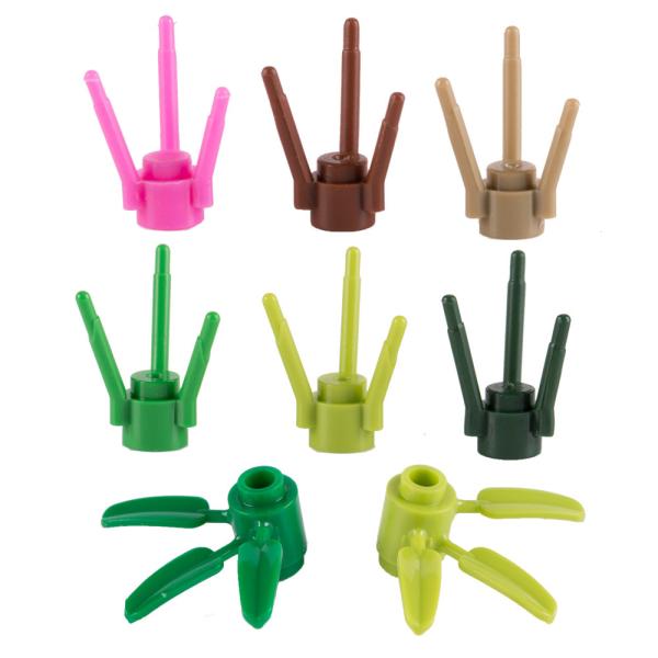 Buy cheap 2000pcs plastic green plant construction toy flower building block flower stem toy block educational toys 3741 from wholesalers