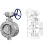 Buy cheap Triple Eccentric Flanged Butterfly Valve CF8 Stainless Steel Hard Seal from wholesalers