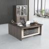 Buy cheap Durable classic CEO Office Table Melamine Solid Wood L Shaped Office Desk from wholesalers