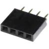 Buy cheap Plastic Height 8.5mm Small Electrical Connectors 2.54mm Single Row Straight Female Header from wholesalers