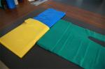 Embossed Waterproof Disposable Adult Aprons Food Processing Single Folded