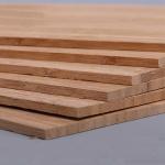 Natural Color Solid Bamboo Flooring Anti Scratch Waterproof Outdoor