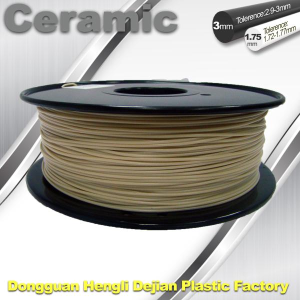 Buy cheap Stand Wear / Tear Filament 3D Printer Ceramic Filament For 3d Printer Beige Color from wholesalers