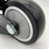 Buy cheap Heavy Duty PU Caster Wheel with Non-Swivel Top Plate 6 Inch from wholesalers