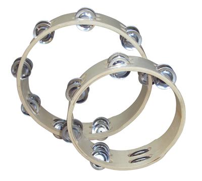 Buy cheap 2pc Tambourine Set / toy flute/ Music Toy / Orff instruments / Promotion gift AG-TB10-16 from wholesalers