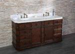 Luxuious Custom Bathroom Vanity Tops White Color With Undermount Sink