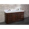 Buy cheap Luxuious Custom Bathroom Vanity Tops White Color With Undermount Sink from wholesalers