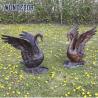 Buy cheap Forest Decoration Metal Water Fountain Sculpture Life Size Swan from wholesalers