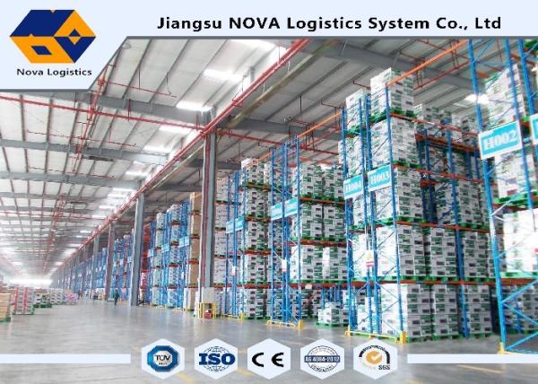 Buy cheap Warehouse Pallet Racking Systems With Narrow Aisle , Heavy Duty Storage Racks from wholesalers