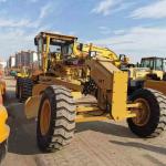 Refurbished Straight Blade Grader 140H 100-150hp Cummins Engine 1200 Working