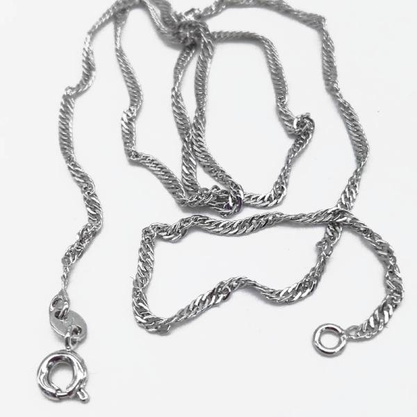 Buy cheap DIY Jewelry Necklace Accessories Love Pearl Platinum Plated Water Wave Chain from wholesalers