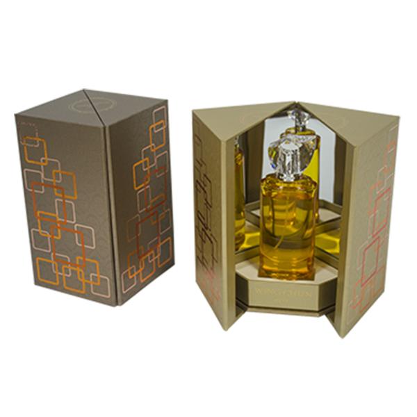 Buy cheap 4C / Pantone fancy paper Perfume Packaging Box Soft Touch With EVA from wholesalers