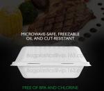 disposable takeout box for lunch, carry out container, meal prep food container