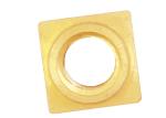 Copper Hot Forged Parts Flange Thread CNC Turning Process Tolerance ± 0.005mm