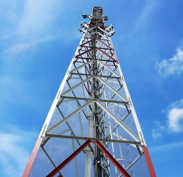 Buy cheap Hot Galvanized Free Standing 120km/H 45m 3 Legged Tower from wholesalers