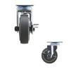 Buy cheap 100mm Wheel TPR Swivel Side Brake Medium Duty Casters from wholesalers