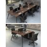 Buy cheap Customizable 4-6 Person Desk and Chair Combination Workstation for Business Premises from wholesalers