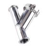 Buy cheap Sanitary 304 316L Stainless Steel Y Type Strainer Filter with DIN SMS SUS 3A Connection from wholesalers