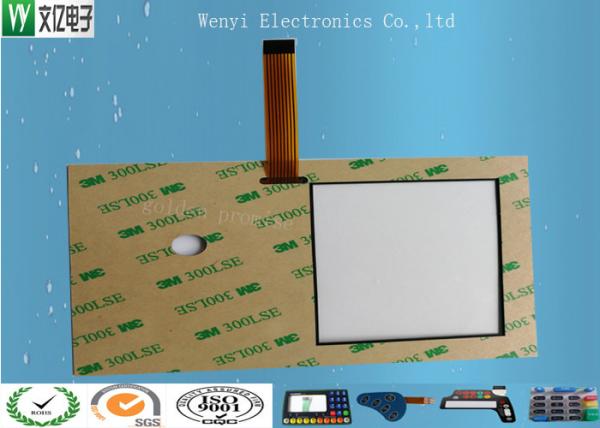 Buy cheap Embossing Backlight Membrane Switch 0.18 Mm PET PC Overlay Female from wholesalers