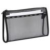 Buy cheap Cosmetic Makeup Toiletry Clear PVC Travel Bath Wash Bag Holder Pouch Kit black from wholesalers