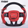 Buy cheap Custom Dodge Carbon Fiber Leather Steering Wheel Tailored Fit for All Popular Models from wholesalers