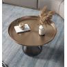 Buy cheap Brushed Brass Stainless Steel Top Bell Side Table Nordic Round from wholesalers