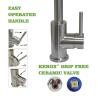 Buy cheap Steel 316 Kitchen Faucet 360 Degree Swivel Stainless Steel Kitchen Sink Faucet one Handle Hot and Cold Mixer Sink Faucet from wholesalers