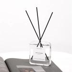 Custom Private Natural Stick Transparent Glass Bottle Luxury Reed Diffuser With
