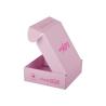 Buy cheap Pink Cosmetic Paper Packing Boxes CMYK Color With Hot Stamping Logo from wholesalers