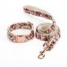 Buy cheap Custom Printed Harness Leash Set Pu Leather Dog Collar Leash Set from wholesalers