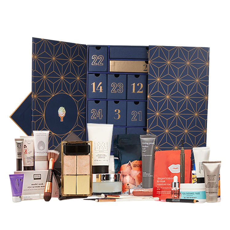 Magnetic Ultralight Holiday Gift Box Packaging Multifunctional With Calendar