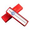 Buy cheap white special paper texture pen box luxury ballpoint pen pack box custom gift ballpoint pen box from wholesalers