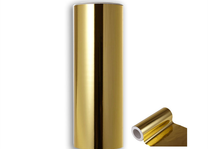 Gold Finish BOPP Metallized Polyester Laminate Film for Packaging in Custom Length