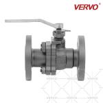 2 Piece DN40 Forged Steel Floating Ball Valve A105 Forged Soft Seal Integrated