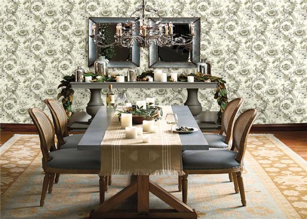 Buy cheap Anti - Static Non Woven Wallpaper Ideas For Living Room Feature Wall , SGS CE Listed from wholesalers