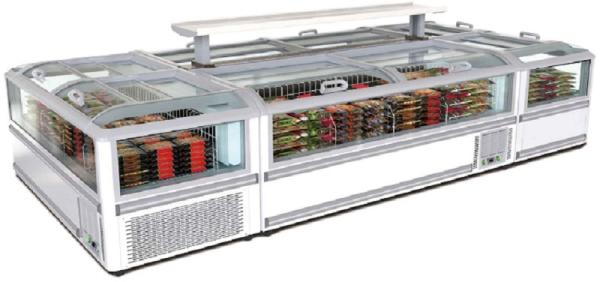 Buy cheap High End Version Glass Door Chest Freezer 600L 700L 1000L static cooling from wholesalers