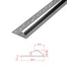 Buy cheap Aluminum Metal Carpet Edge Trim 10mm Transition Strip Door Threshold from wholesalers