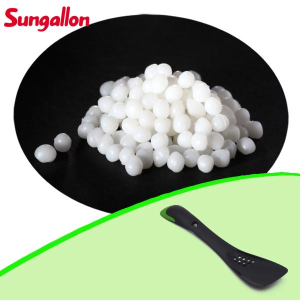 Buy cheap Snow White Eco-Friendly TPE Plastic Material TPE Elastomer Material SEBS/Mineral Oil Over Molding for PA from wholesalers