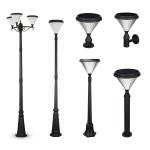 Aluminum Garden Outdoor Solar Light Optically Controlled 30w Waterproof