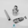 Buy cheap 304 Stainless Steel Handrail Brackets Support With Direction Adjustable from wholesalers
