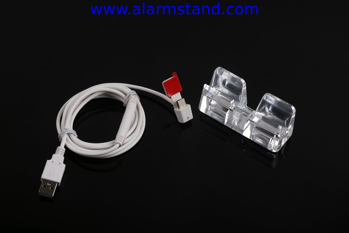 COMER Alarm Stand for Display Mobile Phone Security with charging