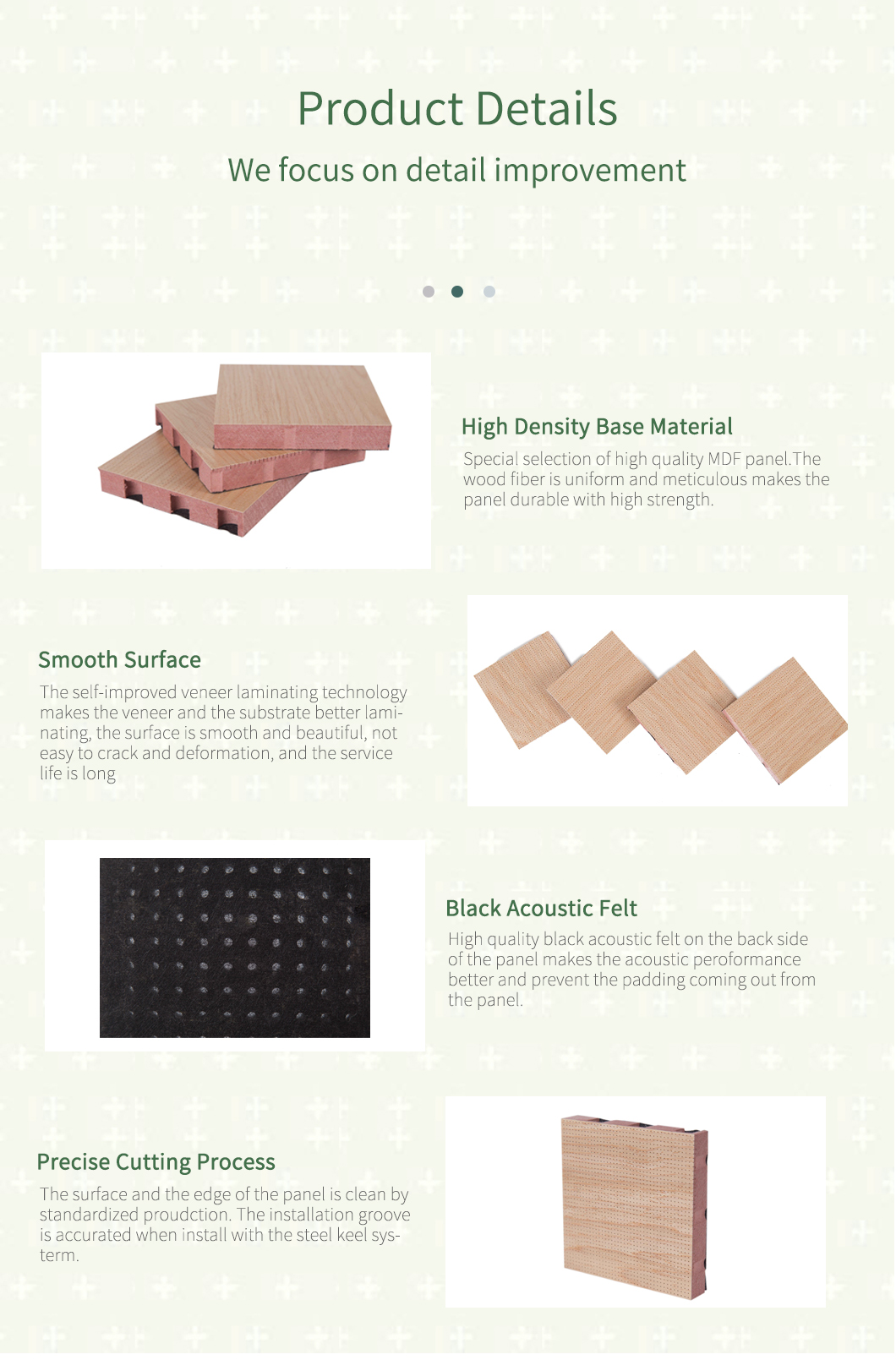 Contemporary Design Micro Perforated Acoustic Panels For 0.5mm Micro Hole
