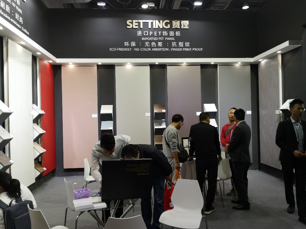 Eco Friendly Scratch Resistance PET MDF Board For Cabinet