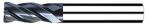 Long 4 Flute Carbide End Mill 1mm-12mm Round Nose Drill Bit For Alloy Steel