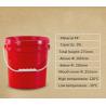 Buy cheap Industrial Paint Packaging 2.5 Gallon White Clear Plastic Buckets with Lid from wholesalers